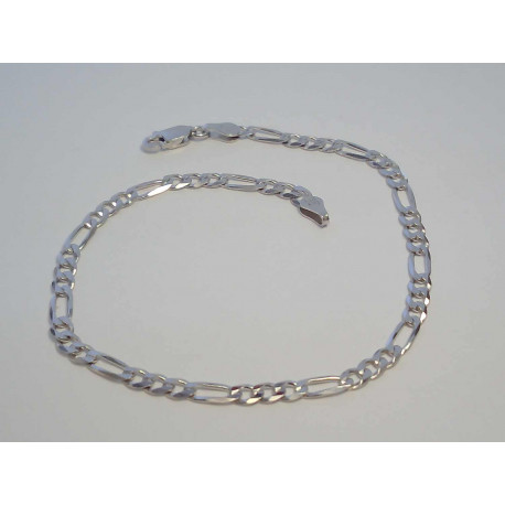 Strieborný pánsky náramok ródium DNS22372 925/1000 3,72g