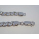 Strieborný náramok s platničkou ródium DNS211087 925/1000 10,87g