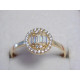 Žiarivý dámsky zlatý prsteň žlté zlato kamienky VP54124Z 14 karátov 585/1000 1,24 g