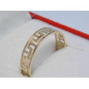 Dámsky zlatý prsteň grécky vyrezávaný vzor VP53106Z žlté zlato 14 karátov 585/1000 1,06 g