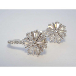 Strieborné dámske náušnice zirkóny DAS304 925/1000 3,04g