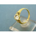 Zlatý prsteň s kamienkom žlté zlato jemný VP54311Z