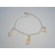 Strieborný detský náramok s príveskami VNS13326 925/1000 3,26g