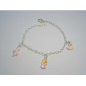 Strieborný detský náramok s príveskami VNS13326 925/1000 3,26g