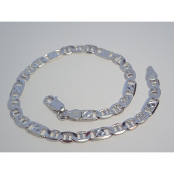Strieborný pánsky náramok vzorované očká ródium VNS225732 925/1000 7,32 g