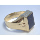Zlatý pánsky prsteň žlté zlato čierny ONYX VP66486Z 14 karátov 585/1000 4,86 g