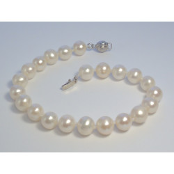 Dámsky strieborný náramok s perlami VNS211426 925/1000 14,26 g