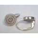 Strieborné dámske náušnice zirkóny, ródium VAS242 925/1000 2,42g
