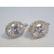 Strieborné dámske náušnice zirkóny, ródium VAS448 925/1000 4,48g