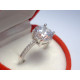 Žiarivý dámsky strieborný prsteň zirkón v korunke ródium DPS55333 925/1000 3,33 g