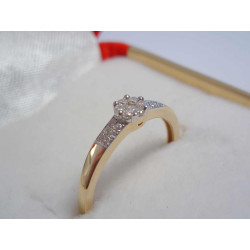 Zlatý dámsky prsteň viacfarebné zlato Diamant VP51145V 585/1000 14 karátov 1,45 g