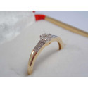 Zlatý dámsky prsteň viacfarebné zlato Diamant VP51145V 585/1000 14 karátov 1,45 g