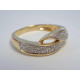 Zlatý dámsky prsteň zo žltého zlata s diamantom VP54422Z 14 karátov 585/1000 4,22g