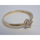 Zlatý dámsky diamantový prsteň zo žltého zlata VP56128Z 14 karátov 585/1000 1,28g