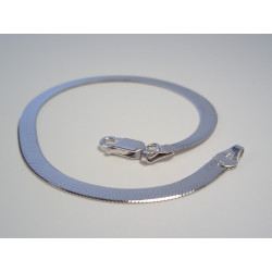 Ródiovaný dámsky náramok vzor SNAKE VNS19426 925/1000 4,26 g