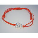Dámsky strieborný náramok prívesok s ozdobou VNS124 925/1000 1,24g