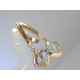 Visiace dámske strieborné naušnice kameň TOPAZ ródium VAS357 925/1000 3,57 g