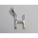 Strieborný prívesok písmeno H VIS072 925/1000 0,72g