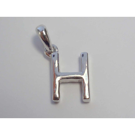 Strieborný prívesok písmeno H VIS072 925/1000 0,72g
