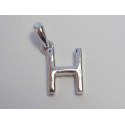 Strieborný prívesok písmeno H VIS072 925/1000 0,72g