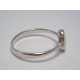 Ródiovaný dámsky strieborný prsteň biely opál VPS59213 925/1000 2,13 g