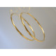 Zlaté dámske naušnice kruhy VA281Z žlté zlato 14 karátov 585/1000 2,81 g