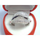 Dámsky strieborný prsteň výrazný zirkóniky ródium VPS60286 925/1000 2,86 g
