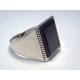 Strieborný pánsky prsteň, kameň onyx VPS64775 925/1000 7,75g