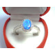 Strieborný dámsky prsteň s opálom, zirkóny VPS57273 925/1000 2,73g