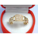 Žiarivý dámsky zlatý prsteň kamienky zirkóna VP55246Z žlté zlato 14 karátov 585/1000 2,46 g