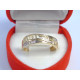 Dámsky zlatý prsteň grécky vzor kamienky VP55175V viacfarebné zlato 14 karátov 585/1000 1,75 g