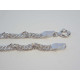 Strieborný točený náramok, ródium VNS19372 925/1000 3,72g