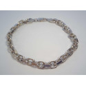 Strieborný pánsky náramok, ródium VNS2252095 925/1000 20,95g