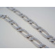 Strieborná pánska retiazka vzor FIGARO, ródium VRS554528 925/1000 45,28g