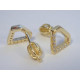 Dámske pozlátené šrubovacie naušnice Diamant zirkóny VAS124 925/1000 1,24 g