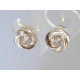 Ródiované dámske strieborné napichovacie naušnice  zirkón  VAS238 925/1000 2,38 g