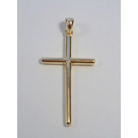 Pozlátený strieborný krížik UNISEX VIS177 925/1000 1,77 g