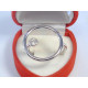 Zaujímavý dámsky strieborný prsteň číry kamienok ródium VPS58352 925/1000 3,52 g