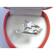 Ródiovaný dámsky strieborný prsteň s hviezdičkou VPS58282 925/1000 2,82 g