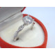 Strieborný dámsky prsteň prepletená obruč zirkón v korunke ródium VPS58257 925/1000 2,57 g