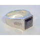Pánsky výrazný prsteň kameň ONYX zirkóny VPS681009 925/1000 10,09 g