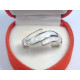 Dámsky strieborný prsteň ródiovaný biely opál VPS57336 925/1000 3,36 g