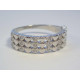 Srdiečkový dámsky strieborný prsteň ródium kamienky VPS57288 925/1000 2,88 g