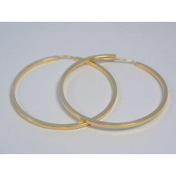 Zlaté dámske naušnice kruhy DA140Z žlté zlato 14 karátov 585/1000 1,40 g