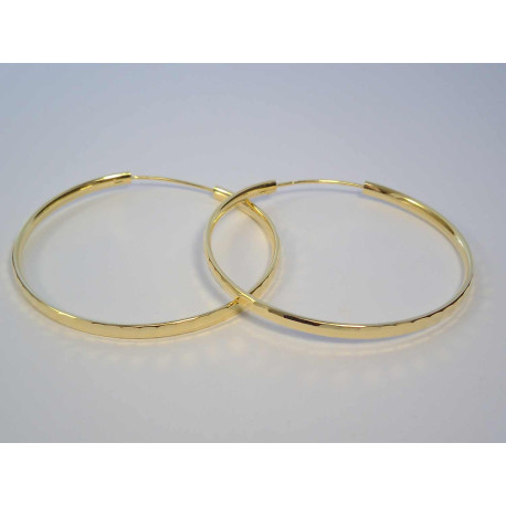 Dámske pozlátené strieborné naušnice kruhy VAS578 925/1000 5,78g