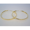 Dámske pozlátené strieborné naušnice kruhy VAS578 925/1000 5,78g