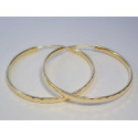 Dámske pozlatené strieborné okrúhle náušnice so vzorom DAS536 925/1000 5,36g