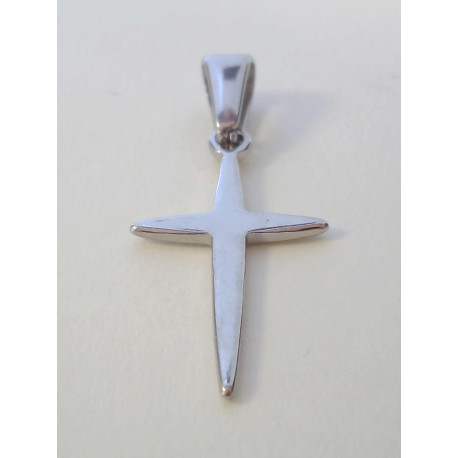 Prívesok krížik z chirurgickej ocele VIO080 316/L 0,80g