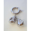 Prívesok z chirurgickej ocele boxerské rukavice VIO935 316/L 9,35g