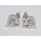 SET náušnice a retiazka s príveskom srdce zirkón z chirurgickej ocele VSO4548521 316/L 5,21g
